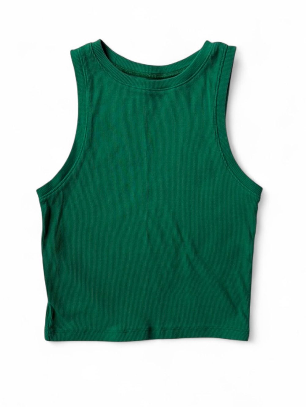 Hollister High Neck Tank Top in Green